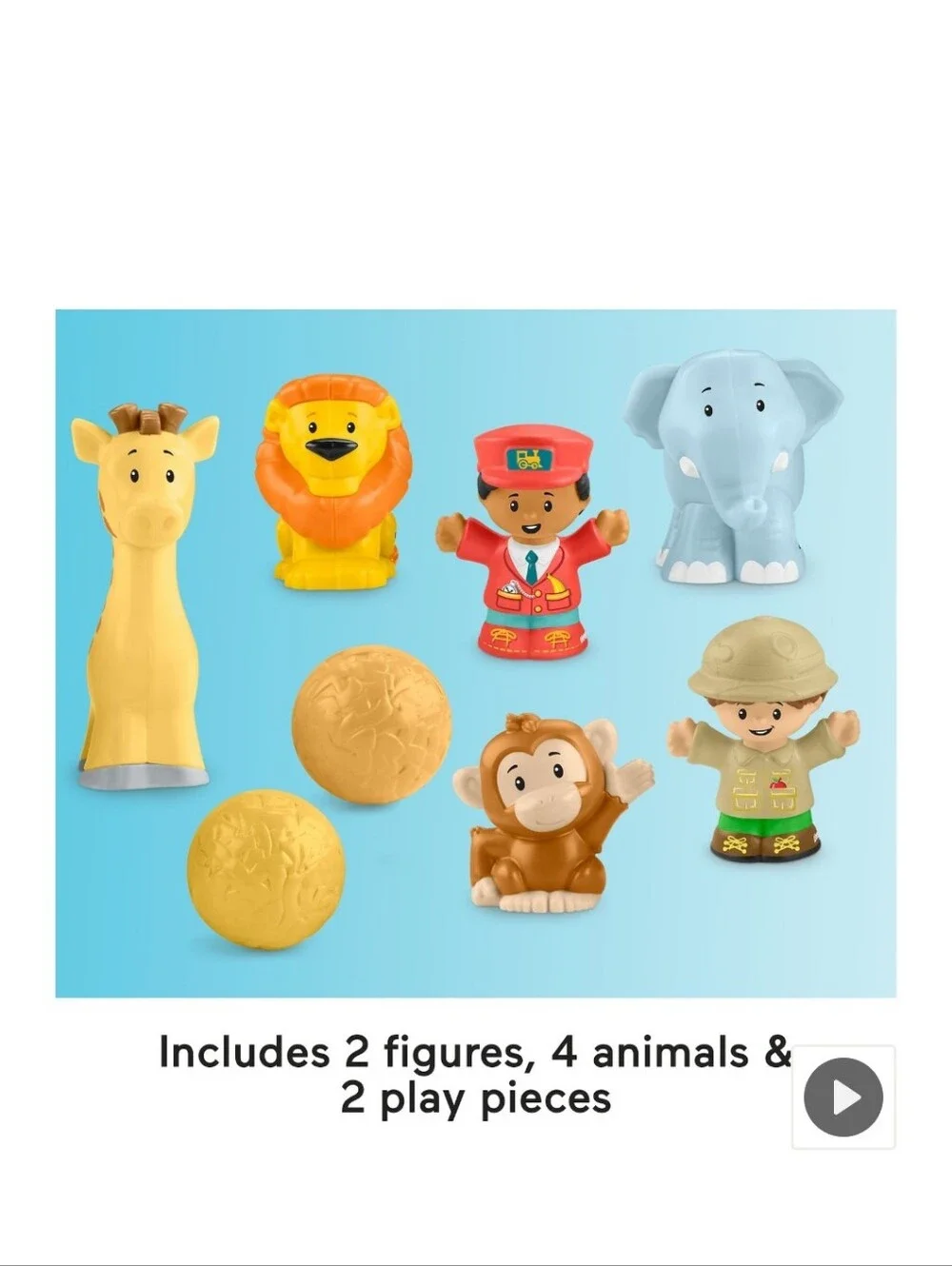 Fisher-Price Little People Wildlife Train & Trek Toddler Set